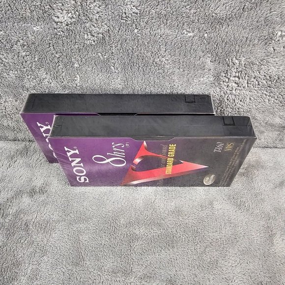 Sony Blank VHS Tapes (lot of 2) 8 hours EP Standard Grade T-160 High durability - Picture 3 of 12